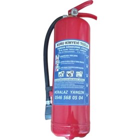 Resim Valentino 6 kg Yangın Tüpü Kuru Kimyevi Tozlu 