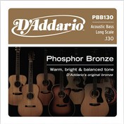 Resim D'Addario PBB130 Akustik Bas Gitar Tek Tel 