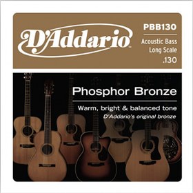 Resim D'Addario PBB130 Akustik Bas Gitar Tek Tel 