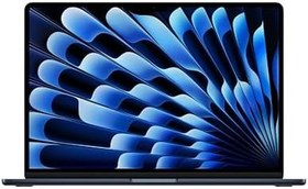 Resim Apple M5 çipli 15 inç MacBook Air Laptop: 15.3 inç Liquid Retina Ekran, 10 CPU, 10 GPU, 24GB Birleşik Bellek, 1 TB SSD Depolama, 12 MP Center Stage Kamera, Touch ID; Gece Yarısı 