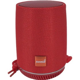 Resim Sonia Desingshop Sn-790 Kablosuz Mono Hoparlör - Speaker - Kırmızı DSGBH10 Sonia