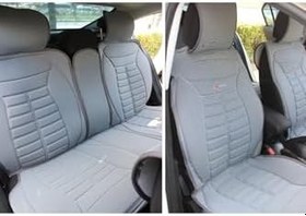 Resim Rover 420 ile Uyumlu Lüx Oto Koltuk Minderi Ön Arka 5'li Set Five Star Serisi GRİ 
