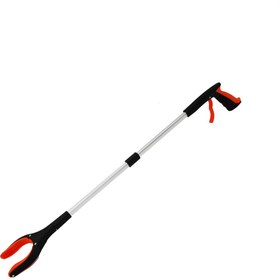 Resim efmues Kıskaç atık malzeme toplama aparatı kaliteli kalın metal boru katlanabilir 83cm kaliteli malzeme 