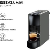 Resim Nespresso Essenza Mini C 35 Grey Bundle Kahve Makinesi 
