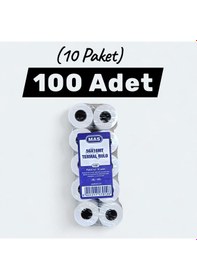 Resim Mas 56x16 Termal Rulo Yazar Kasa Pos Kağıdı 16 Metre 100 Adet 10 Paket 
