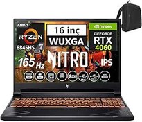 Resim Acer Nitro V16 ANV16-41 Amd R7 8845HS Aı 24GB Ddr5 1tb SSD 8GB/RTX4060 Freedos 16" 165Hz Wxuga IPS Taşınabilir Bilgisayar WNHQRUEY00302+WEBLEGELSINÇANTA 