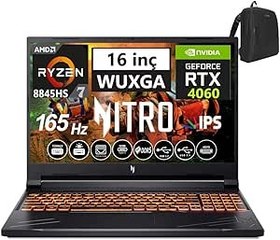Resim Acer Nitro V16 ANV16-41 Amd R7 8845HS Aı 48GB Ddr5 2tb SSD 8GB/RTX4060 Freedos 16" 165Hz Wxuga IPS Taşınabilir Bilgisayar WNHQRUEY00311+WEBLEGELSINÇANTA 