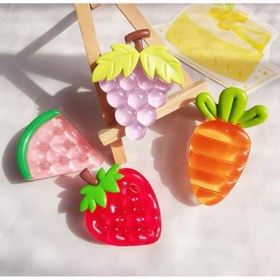 Resim EDELFU Popsocket Yapışkan 3D Meyve ve Sebze Desenli Popsocket Telefon Standı ve Tutacağı 
