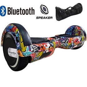 Resim Citymate Elektrikli Kaykay Scooter Hoverboard Akıllı Dengeli - Hover Kart - Çanta Full Paket Desen13 