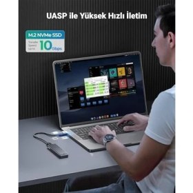 Resim Peri Store Usb3.1 Gen2 10GBPS M.2 Nvme SSD Disk Kutusu Alüminyum 