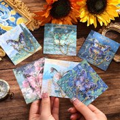 Resim 1 Adet Şık Kelebek Metal Kitap Ayracı Zincirli – El Yapımı Retro Van Gogh Esinli Yağlıboya Tasarımı, Dayanıklı & Paslanmaz, Kitap Severler İçin Mükemmel Hediye, Günlükler, Planlayıcılar ve Kitaplar İçin İdeal, Okuma Aksesuarları | Şık Aksesuar | Paslanmaz Malzeme 