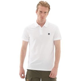 Resim Timberland Mıllers Rıver Short Sleeve Stretch Polo Erkek T-Shirt Beyaz 