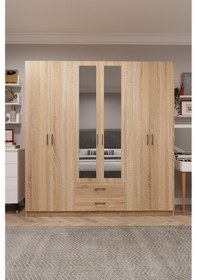 Resim 6 Kapaklı Gardırop 240cm Sonoma 