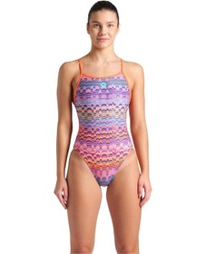 Resim Arena Ondulatıon Kadın Yüzücü Mayosu 008155194 Çok Renkli 