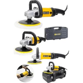 Resim Graizer Alman 2800 Watt 6 Kademe Devir Ayarlı Polisaj Makinasi Zımpara Pasta Cila Makinesi 