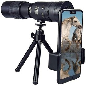 Resim Teleskop 10300x40 Mm Süper Telefoto Zoom Monoküler Hd Monoküler Teleskoplar, Akıllı Telefon Klips Adaptörü Tripod, Teleskop Monoküler Teleskop 
