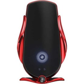 Resim Wondernest M3 Kızılötesi İndüksiyon Kablosuz Hızlı Şarj Arac Tutucu Hava Çıkışlı Kırmızı Kırmızı 