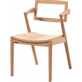 Resim Masifart Abbon Tornalı Zen Sandalye Cilasız Ham Ham 