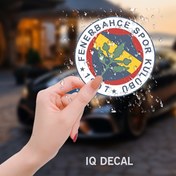 Resim 1 adet Fenerbahçe Spor Kulübü Logosu Yuvarlak 7.62 cm Araba Stickeri - Dayanıklı Su Geçirmez Vinil Malzeme - Dizüstü Bilgisayarlar, Kamyonlar, Vanlar, Traktörler, Kasklar, Alet Kutuları, Garaj Süsleri ve 