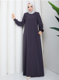 Resim moda asmila Özel Günler İçin Terletmez Ferace Broş Hediyeli 