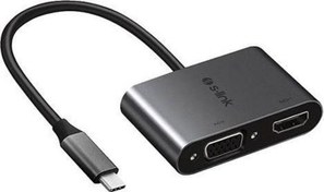 Resim Swapp SW-U516 4K@30Hz TypeC to HDMI + VGA Adaptör S-Link