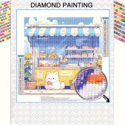 Resim Kendin Yap 5D Elmas Boyama Kiti - Karikatür Tasarım, Tam Matkap Yuvarlak Elmaslar, 29.97x29.97 cm - Başlangıçlar İçin Mükemmel, Ev & Ofis Dekoru İçin İdeal, Anneler Günü, Yeni Yıl, Paskalya İçin Harika Hediye 