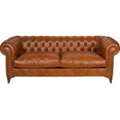 Resim 3A Mobilya Hakiki Deri Newcastle Chesterfield 