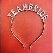 Resim Gümüş Renk Team Bride Taç – Gelin ve Nedime Tacı 