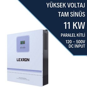 Resim Lexron 11 KW 90-500V Hv 2X80A Mppt Akıllı Inverter 