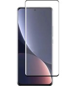 Resim Microcase Xiaomi 12 Pro 3D Curved Tam Kaplayan Kavisli Tempered Cam 