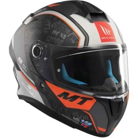 Resim mt Helmets Targo S Ivan Ortolo B4 Kapalı Kask M Beden Özellikli Güvenlik ve Konfor 