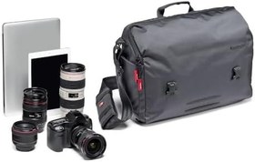 Resim Manfrotto Manhattan Speedy 30 postacı çantası, CSC, DSLR/aynasız kameralar için, DJI Mavic Pro/Pro Platinum dron için, gri 
