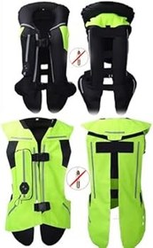 Resim Unisex motosiklet hava yastığı yelek motokros şişme ceket ayarlanabilir boyut, motosiklet veya at, spor yelek 