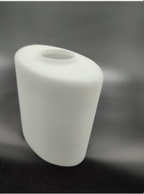 Resim Elips Avize Camı.hakiki Opalin.beyaz Renkte Normal Ampule Göre Mat Beyaz 