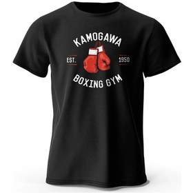 Resim Bolferkek Boks T-shirt Kbg Baskı Anime Grafik Tees Üstlerblack Black 