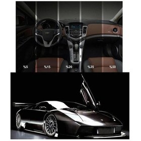 Resim Guard Çizilmez Cam Filmi 100 Cm X 60 Metre Light Black Açık Siyah %35 Koyuluk 2 PL 