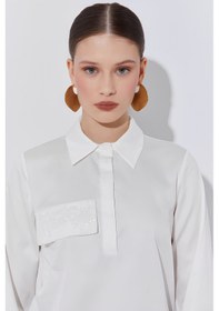 Resim 25hy4002 Hukka Gömlek Ekru 