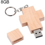 Resim Sones 8 Gb Ahşap Çapraz Stil Usb Flash Disk 