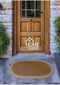 Resim Jüt, Desenli Kapı Önü, Paspas, Banyo Paspası, Balkon Paspası/Hediyelik, Ev Eşyası. jüt-kırçıl 80 x 100 
