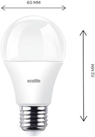 Resim Ecolite 12W LED Ampul 3’lü Paket | 1521 Lümen, 6500K Beyaz Işık, 100W Eşdeğer, E27 Duy, Enerji Tasarruflu, 220V, Dim Edilemez 