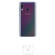 Resim Wrapsol Galaxy A40 Arka Yan Koruyucu Darbe Emici Poliüretan Film Amerika Üretimi 