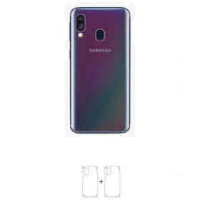 Resim Wrapsol Galaxy A40 Arka Yan Koruyucu Darbe Emici Poliüretan Film Amerika Üretimi 