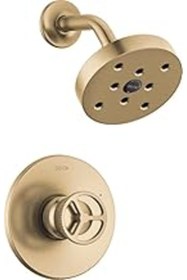 Resim SanalAMCA Store Musluk Trinsic 14 Serisi Altın Duş Bataryası H2Okinetic Duş Başlığı, Duş Bataryası Seti, Duş Trim Ki 