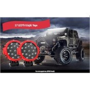 Resim 51 Watt 17 Ledli Off Road Sis Gündüz Farı Projektör Lambası 17 Cm (452883825) 