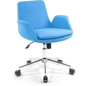 Resim Kaya Ofis Mobilya Carrer Çalışma Koltuğu Ofis Sandalyesi Mavi 