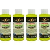 Resim Luxor Kimya Konsantre Oto Cam Suyu Şampuanı 100 ml x 4 Ad 