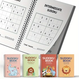 Resim Gençler için Gelişmiş Sudoku Bulmaca Kitabı 3-12+ - Konsantrasyon ve Mantık Eğitimi İçin Spiralli Zeka Oyunu - Gençler için Mükemmel Noel Hediyesi, Mantık Eğitim | Spirallı Kitap | İlgi Çekici Bulmacalar 