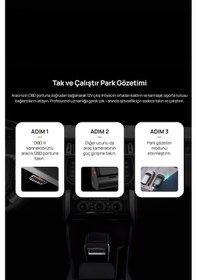 Resim 70mai Obd-ıı Park Gözetim Kablosu Tüm Type-c Kameralar İle Uyumlu 