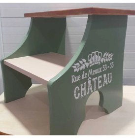 Resim Aslı Sanat Ahşap Basamak 