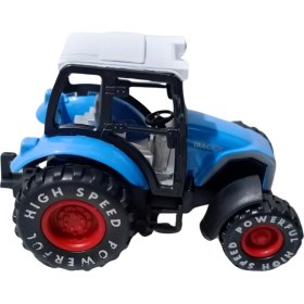 Resim Asya Oyuncak Metal Oyuncak Traktör Çek Bırak 